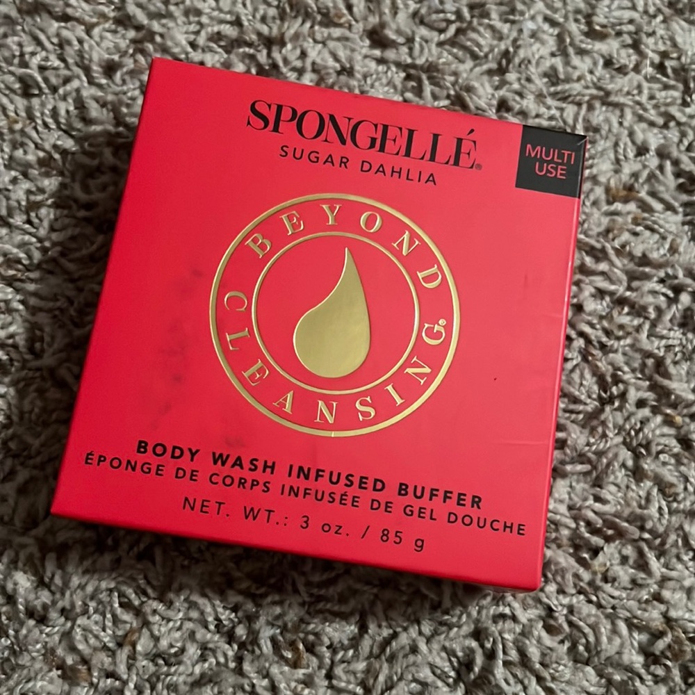 NWT, SPONGELLE Body Wash Infused Buffer in Sugar Dahlia